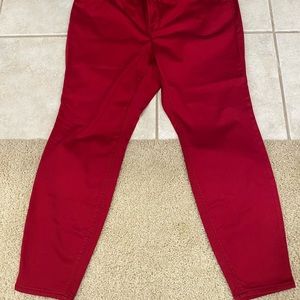 Old Navy 5 pocket Red Pant/Jean
